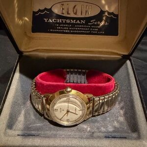Elgin Yachtsman Series Gold and Silver Men's Watch